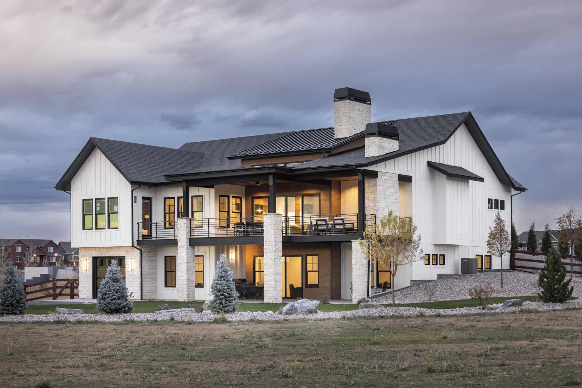 Rear View of this 2-Bedroom,2805 Sq Ft Plan -161-1237