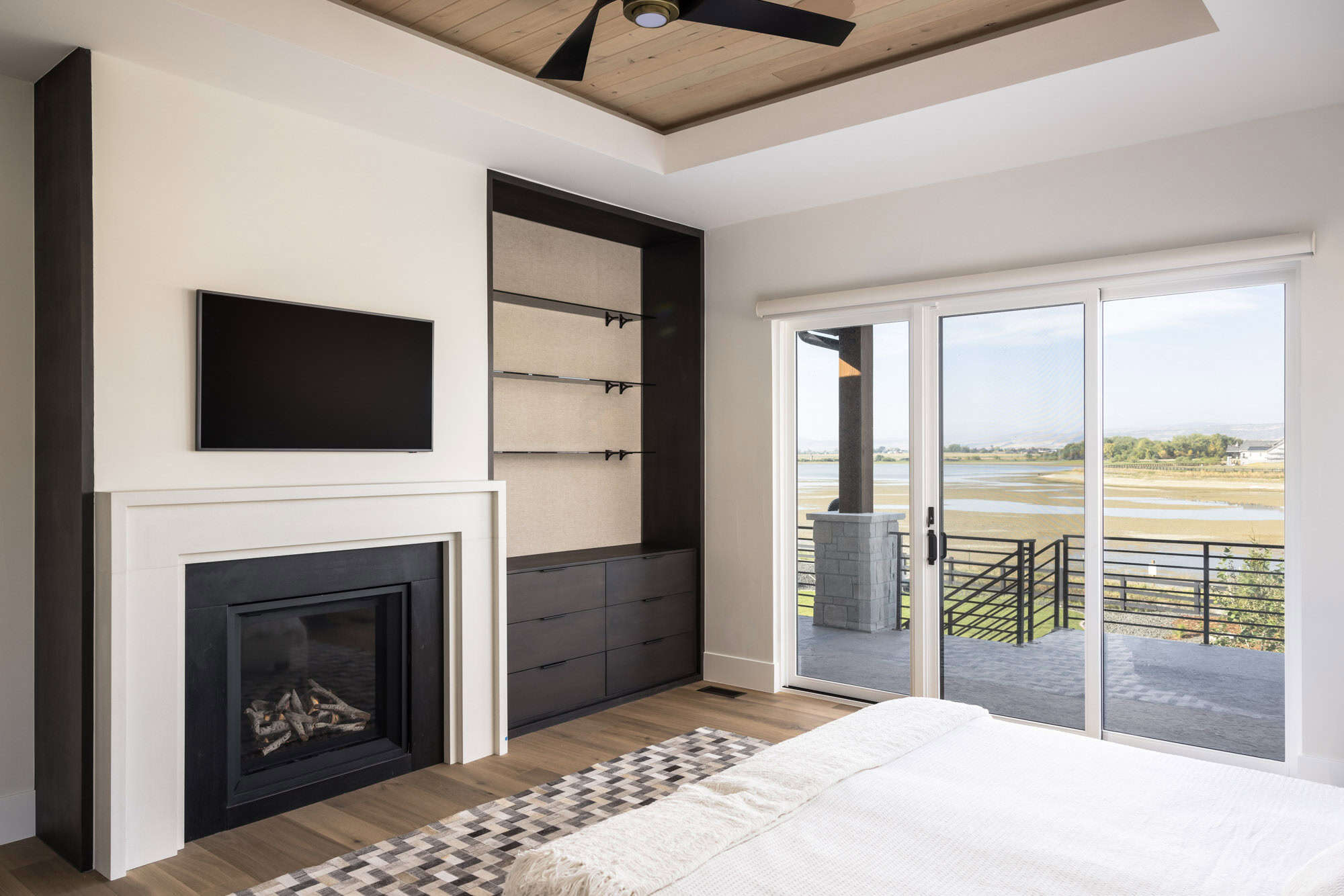 Master Bedroom: Fireplace of this 3-Bedroom,3517 Sq Ft Plan -161-1248