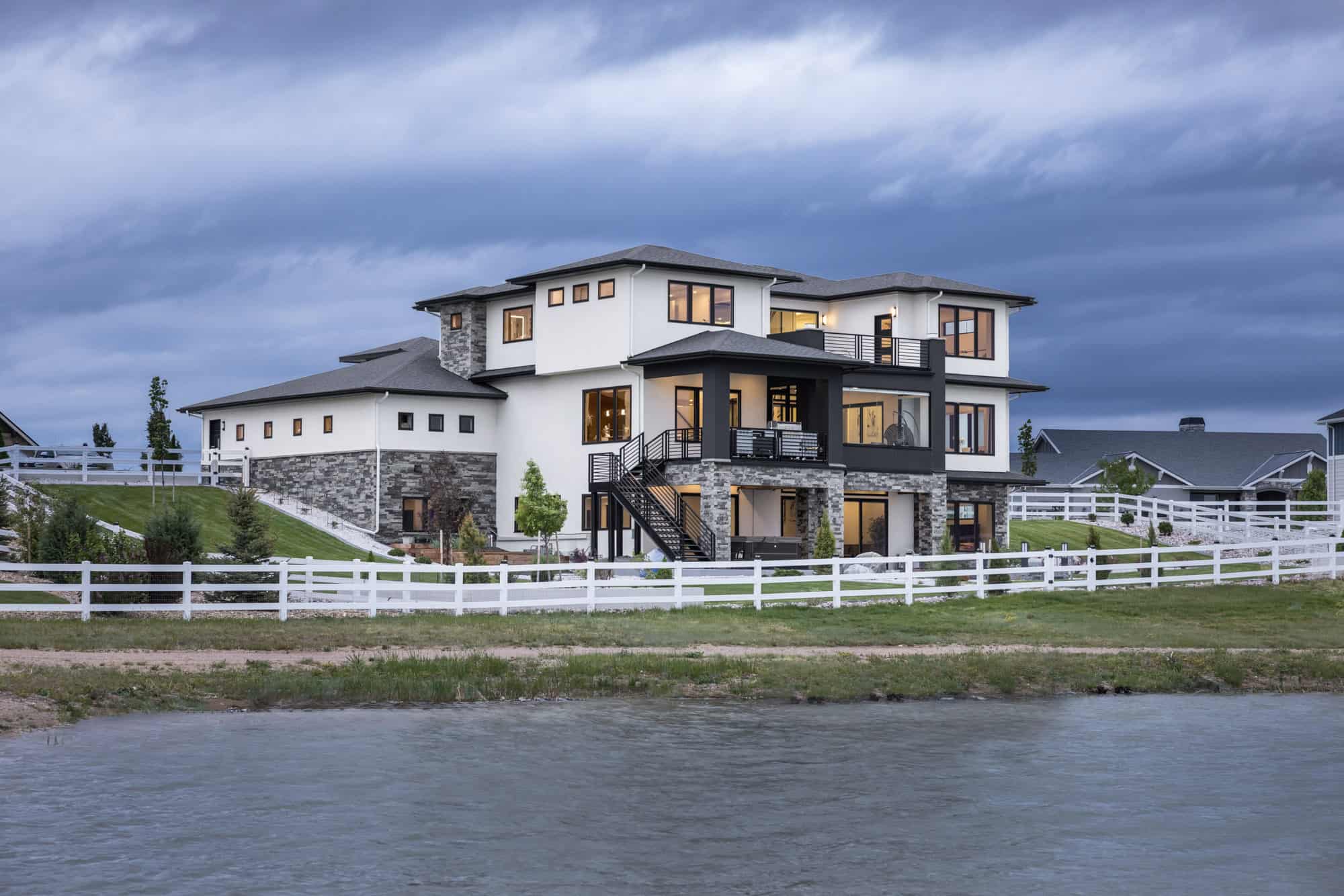 Rear View of this 4-Bedroom,4255 Sq Ft Plan -161-1250