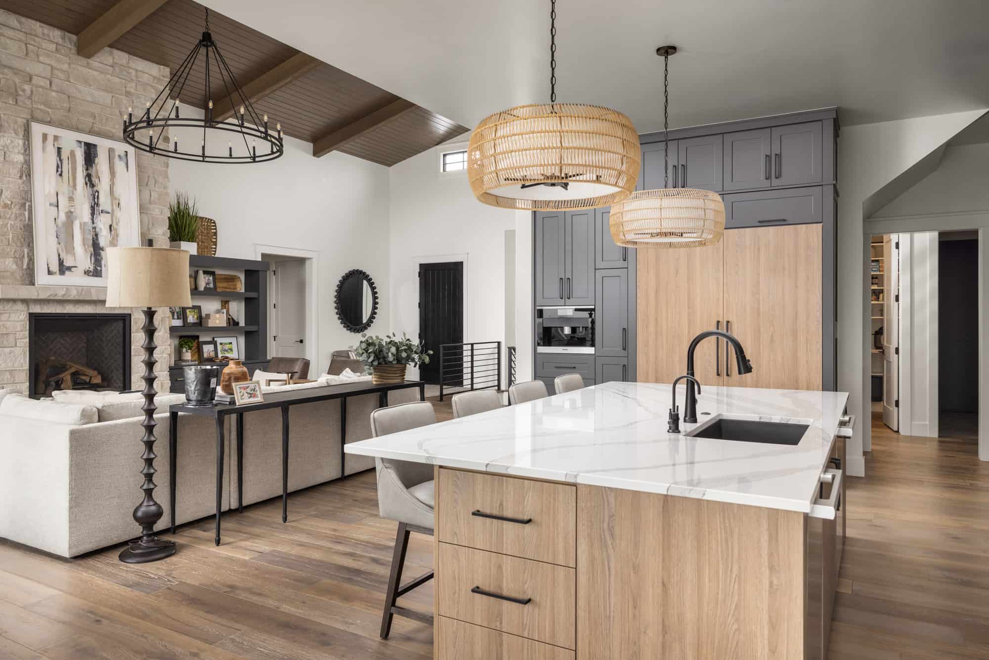 Kitchen: Kitchen Island of this 3-Bedroom,3601 Sq Ft Plan -161-1257