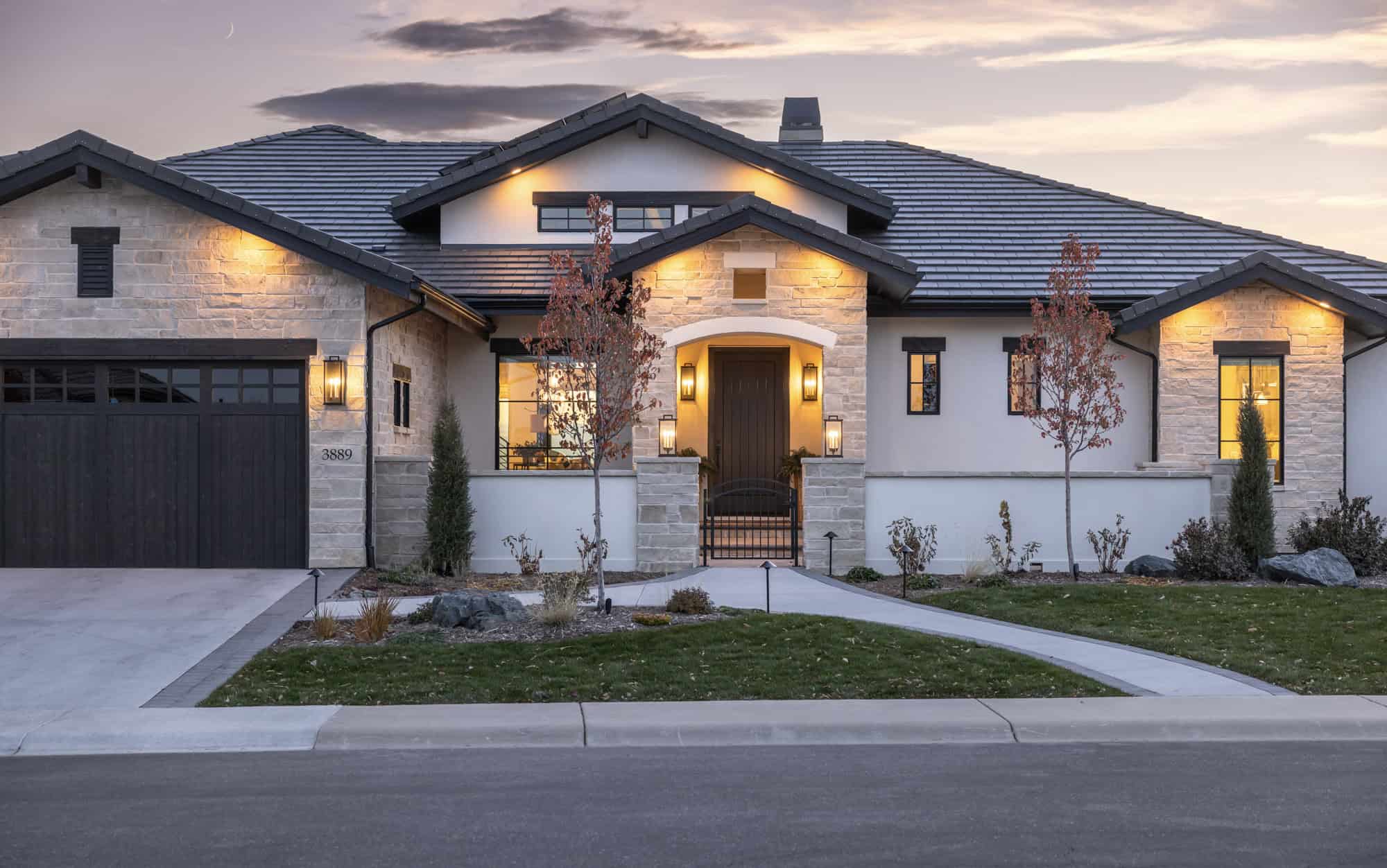 Front Door of this 3-Bedroom,3601 Sq Ft Plan -161-1257