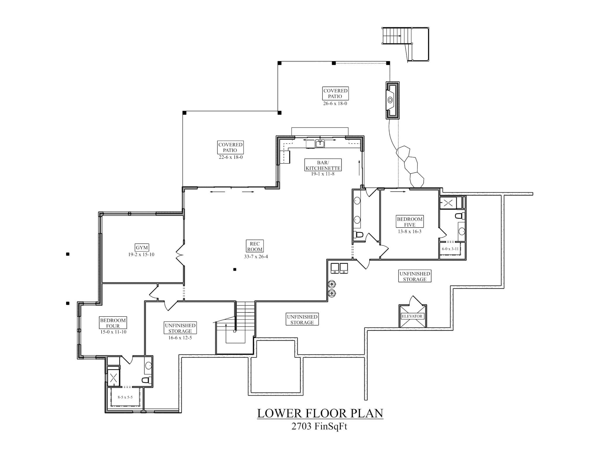 Basement of French Plan #161-1262