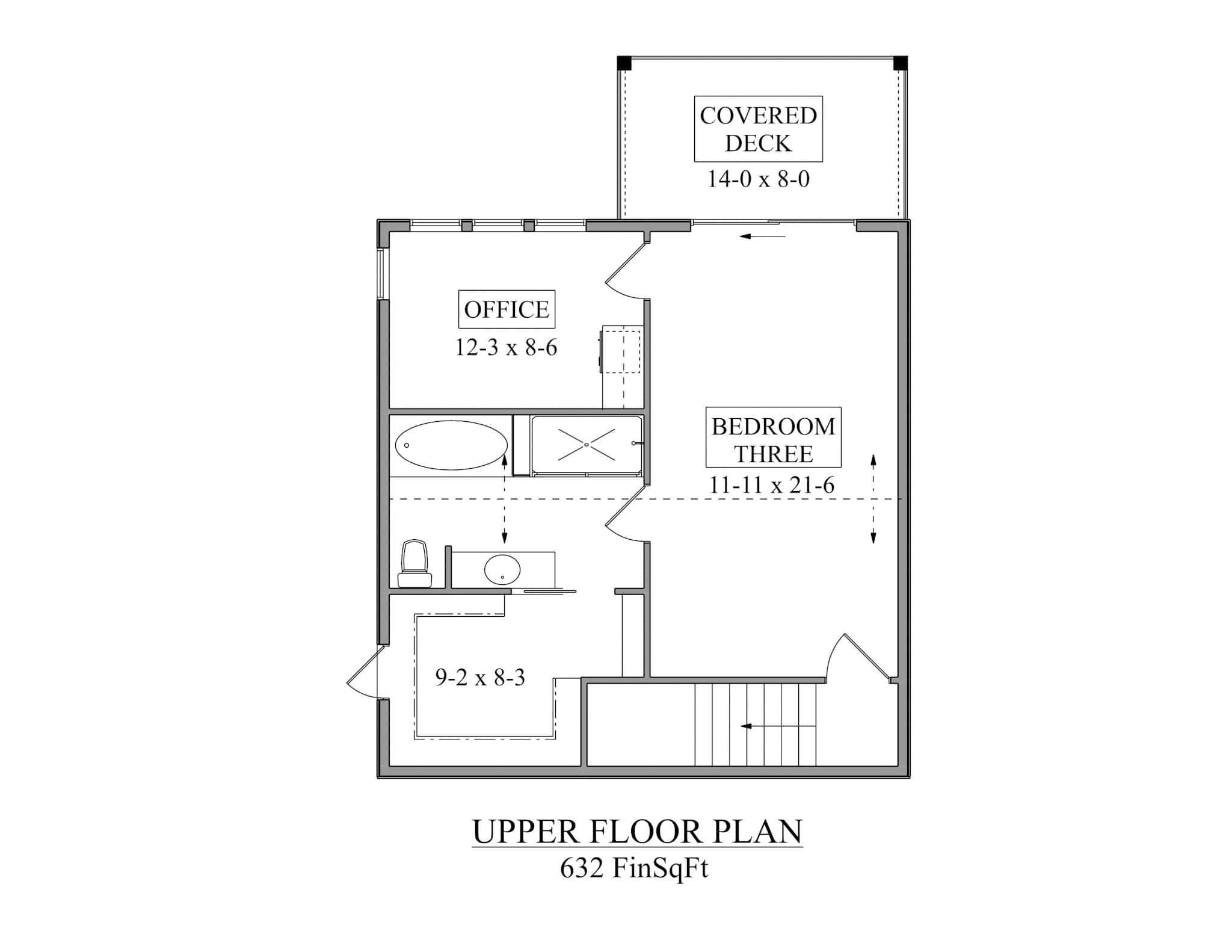 Upper Level of French Plan #161-1262