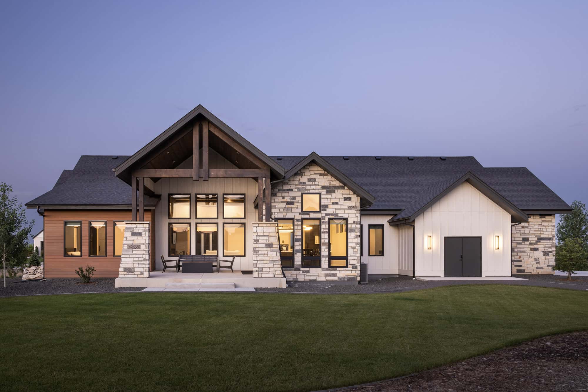 Rear View of this 2-Bedroom,2673 Sq Ft Plan -161-1266