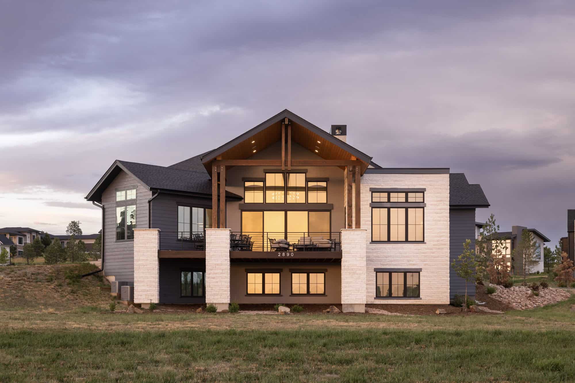 Rear View of this 2-Bedroom,2885 Sq Ft Plan -161-1273