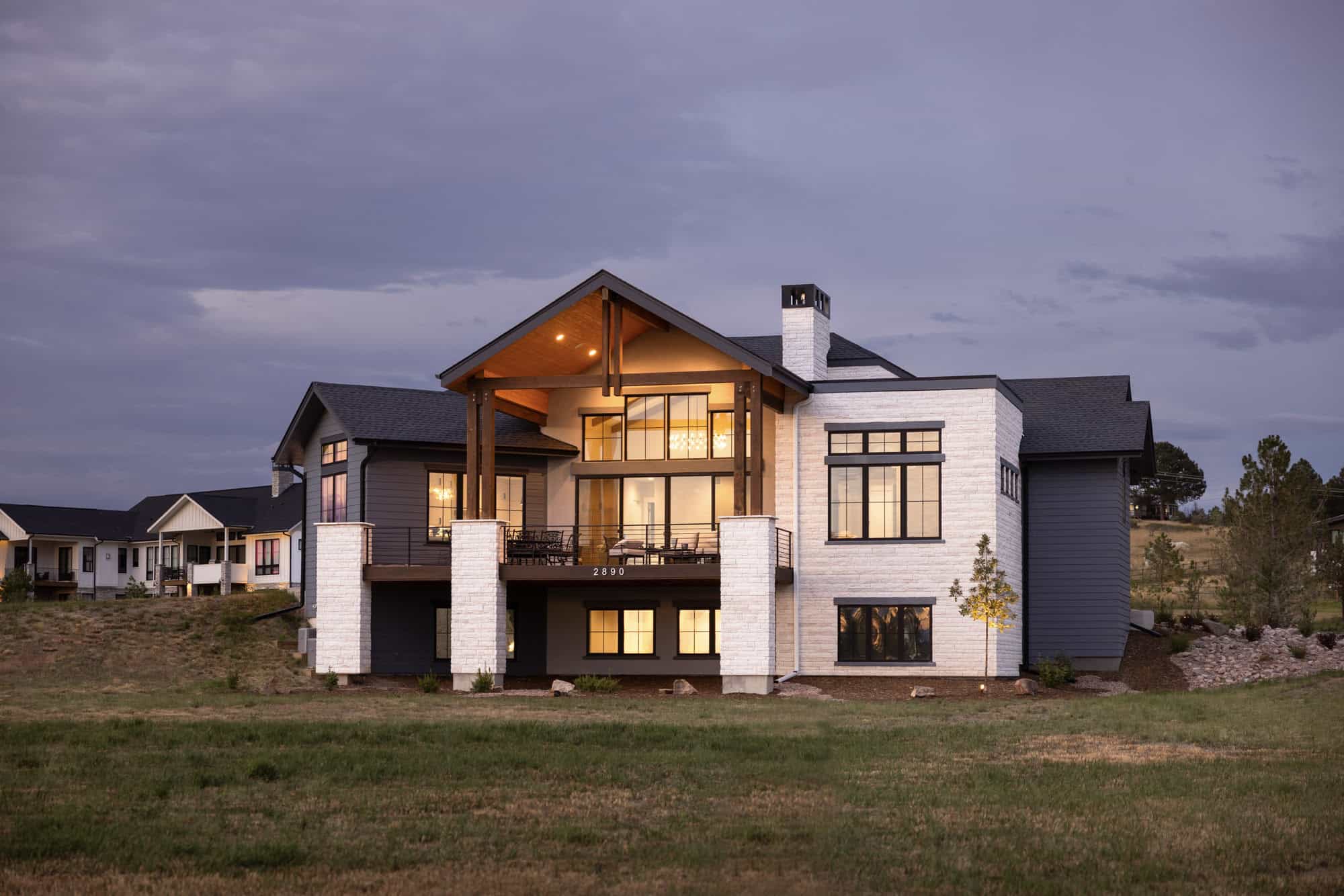 Rear View of this 2-Bedroom,2885 Sq Ft Plan -161-1273