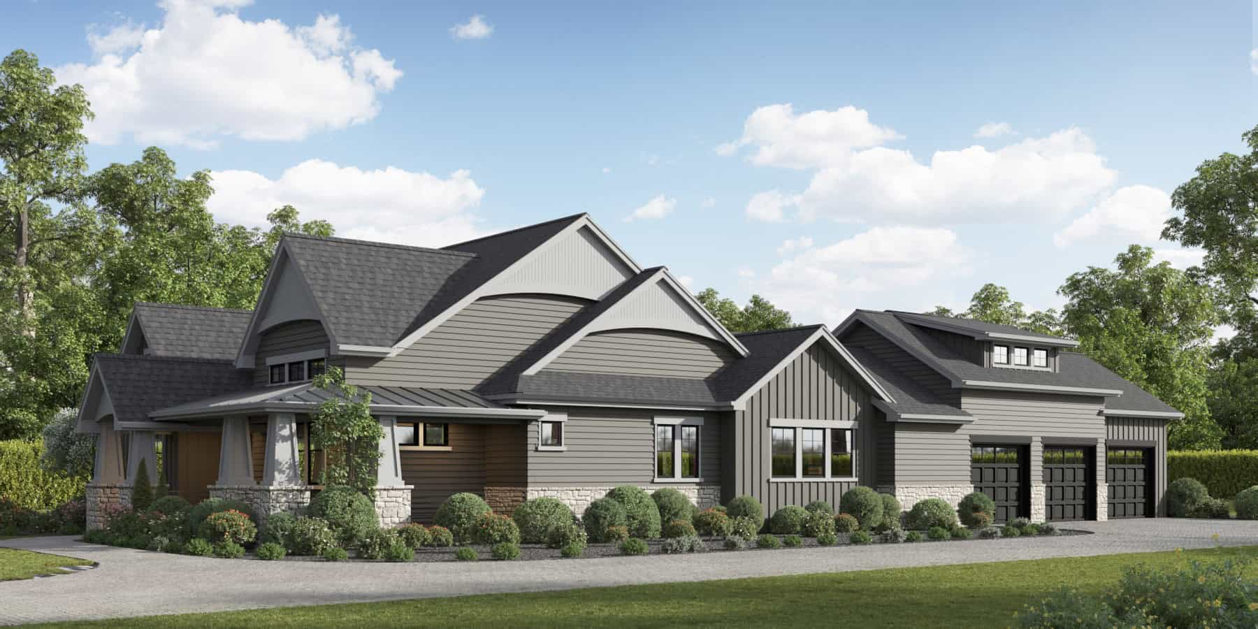 Right Side View of this 4-Bedroom,2940 Sq Ft Plan -161-1280