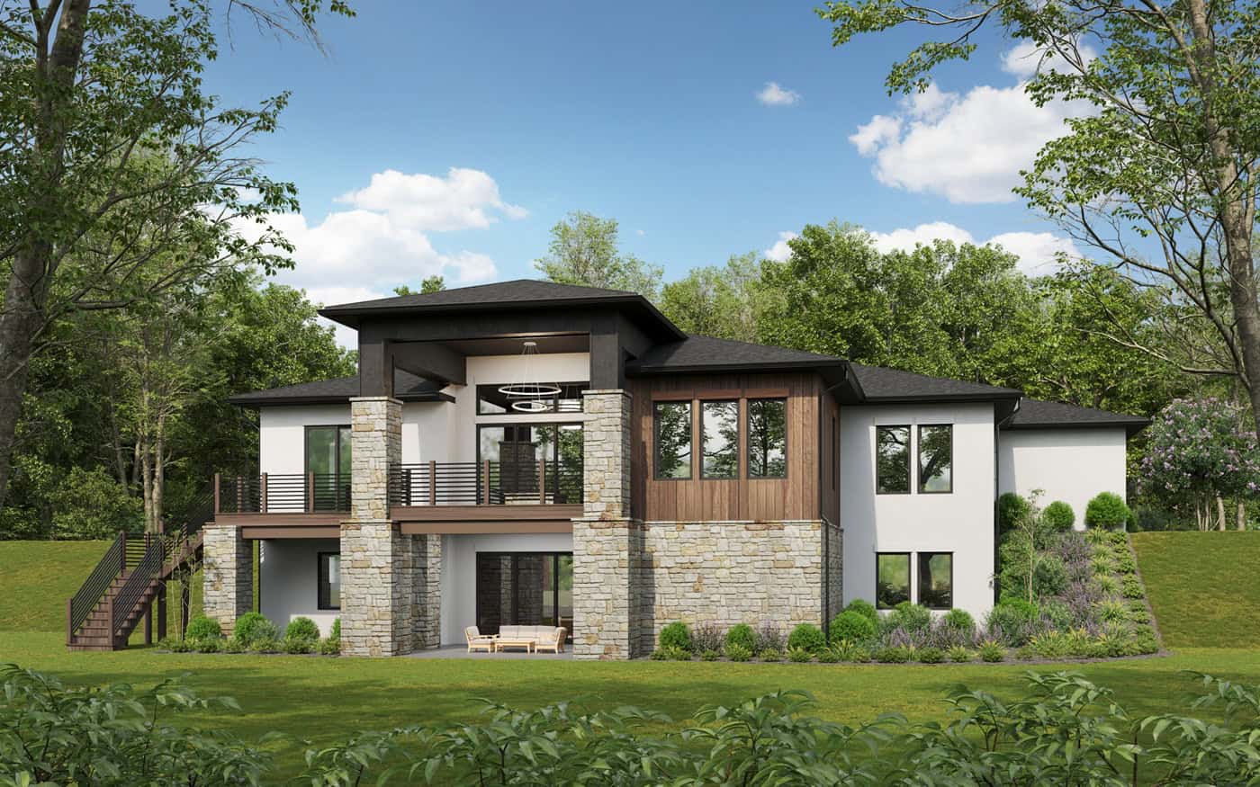 Home Exterior Photograph of this 3-Bedroom,2714 Sq Ft Plan -161-1288