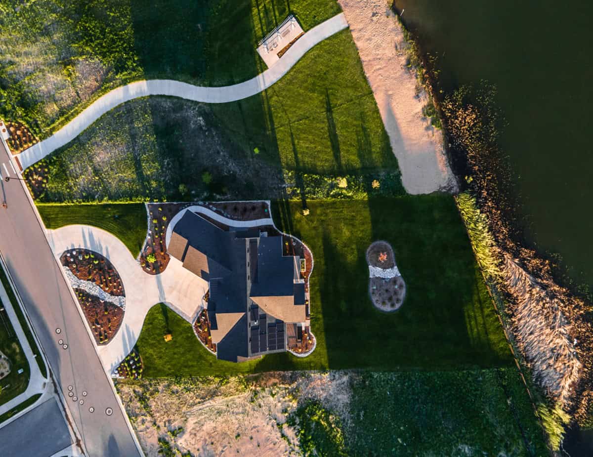 Aerial View of this 3-Bedroom,2758 Sq Ft Plan -161-1291