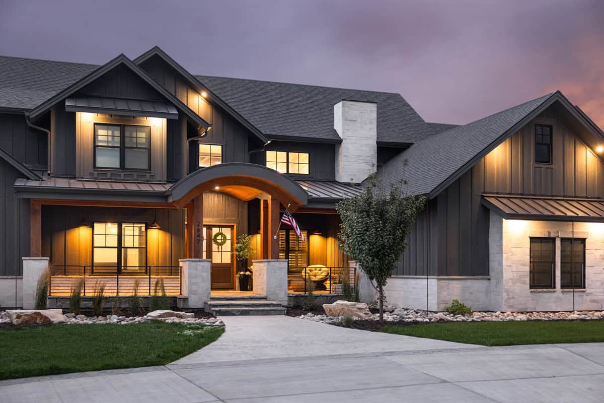 Front Door of this 5-Bedroom,4493 Sq Ft Plan -161-1292