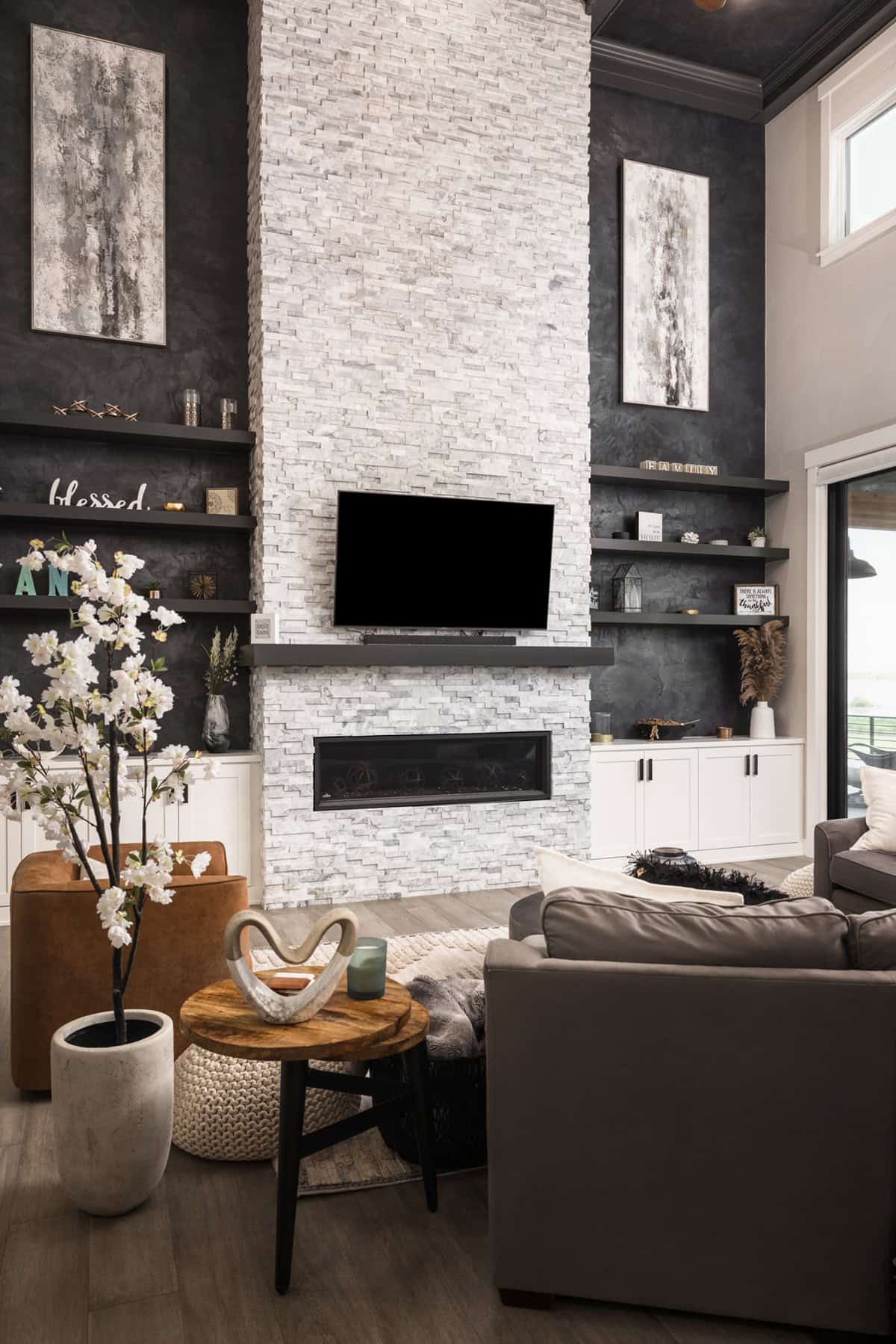 Great Room: Fireplace of this 5-Bedroom,4493 Sq Ft Plan -161-1292