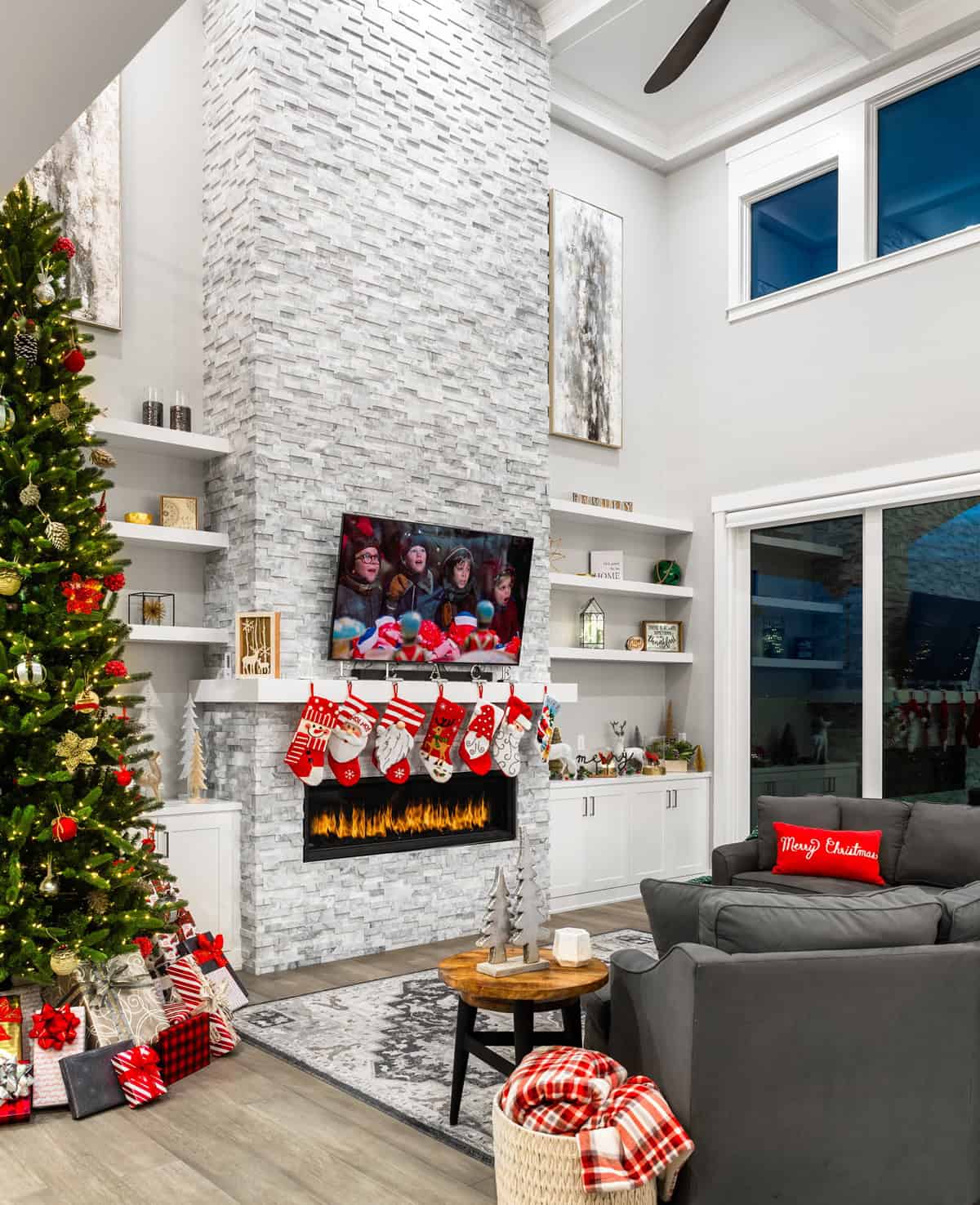 Great Room: Fireplace of this 5-Bedroom,4493 Sq Ft Plan -161-1292