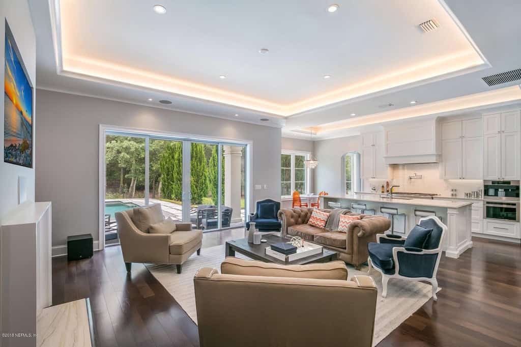 Family Room of this 4-Bedroom,3228 Sq Ft Plan -161-1300
