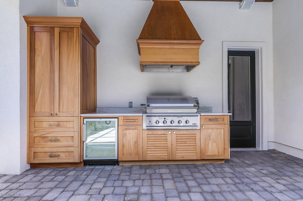 Outdoor Kitchen of this 4-Bedroom,3228 Sq Ft Plan -161-1300