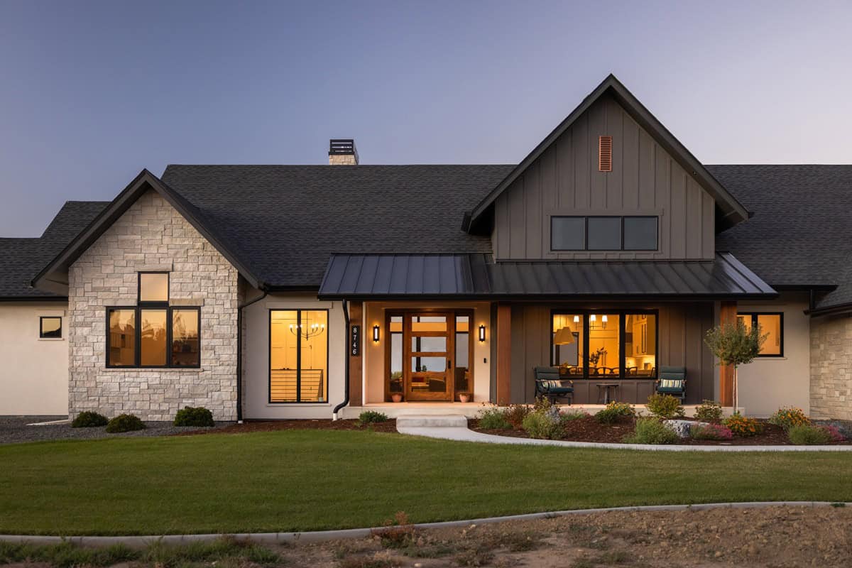 Front View of this 2-Bedroom,3214 Sq Ft Plan -161-1303