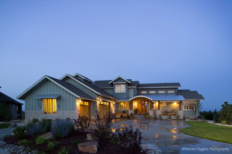 Home at Night of this 4-Bedroom,3959 Sq Ft Plan -161-1309
