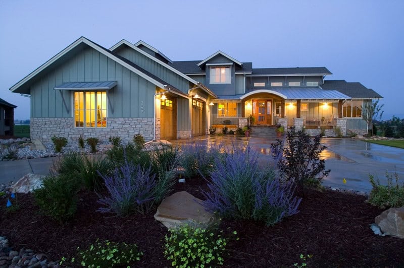 Home at Night of this 4-Bedroom,3959 Sq Ft Plan -161-1309