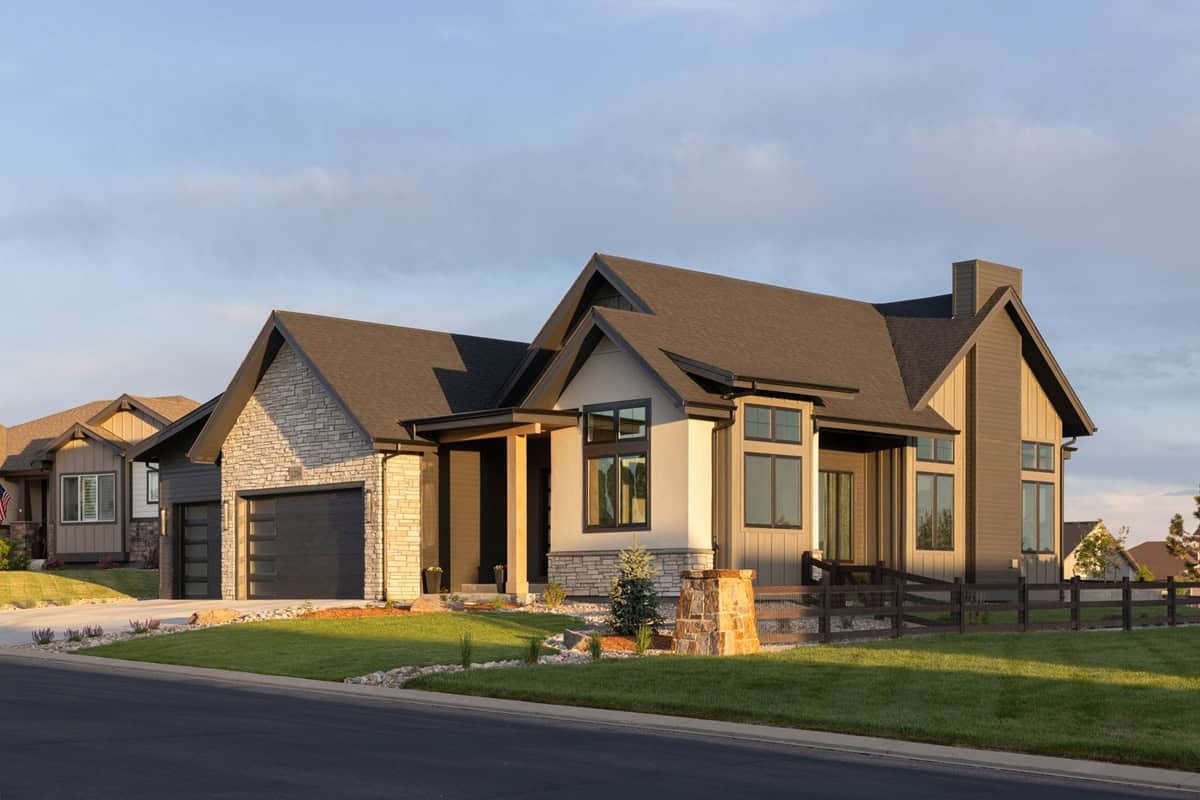 Rear View of this 2-Bedroom,2163 Sq Ft Plan -161-1321