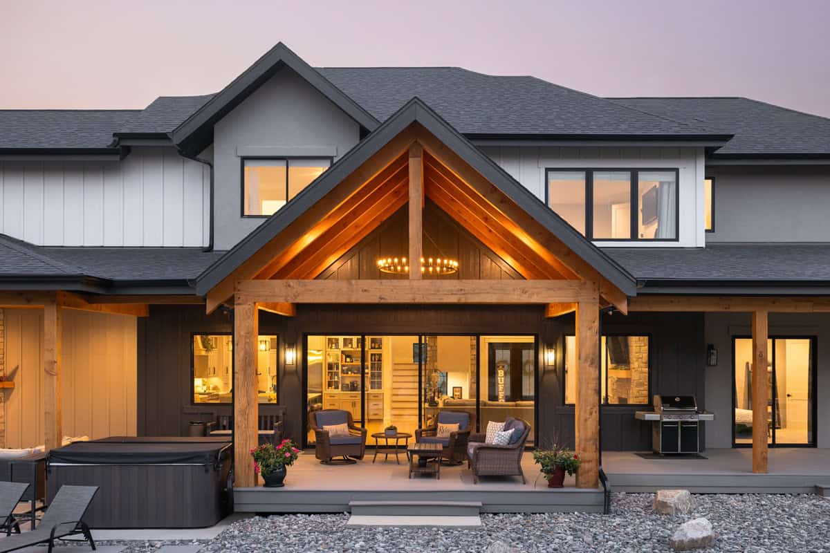 Front View of this 4-Bedroom,4052 Sq Ft Plan -161-1341