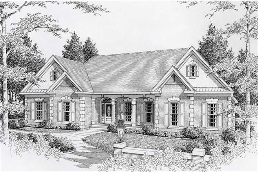 Main image for house plan # 19031