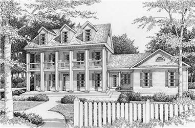 3-Bedroom, 2280 Sq Ft Southern Home Plan - 162-1051 - Main Exterior