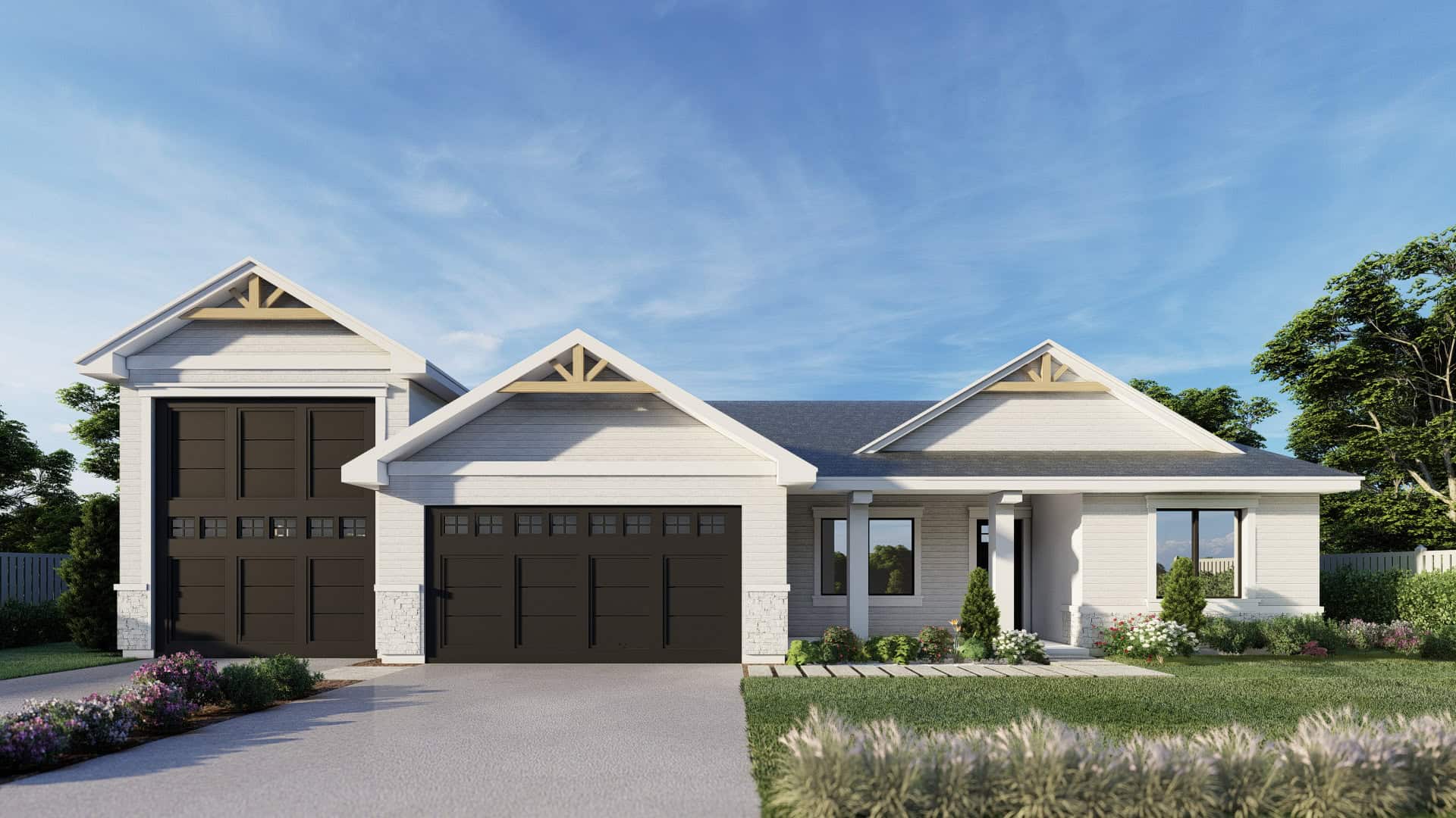 Front elevation of Traditional home (ThePlanCollection: House Plan #162-1066)