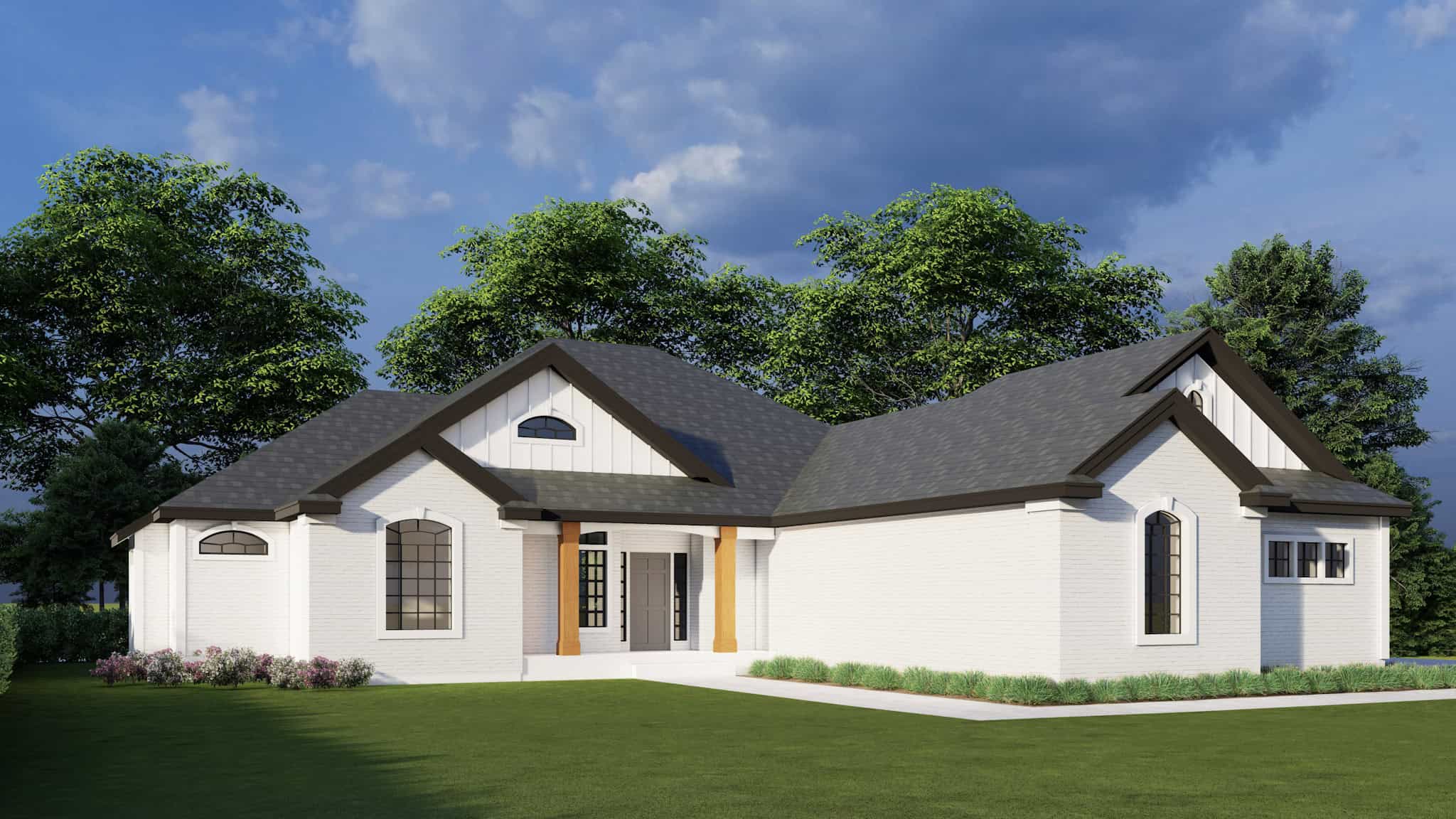 Left Side View of this 6-Bedroom,2041 Sq Ft Plan -162-1101
