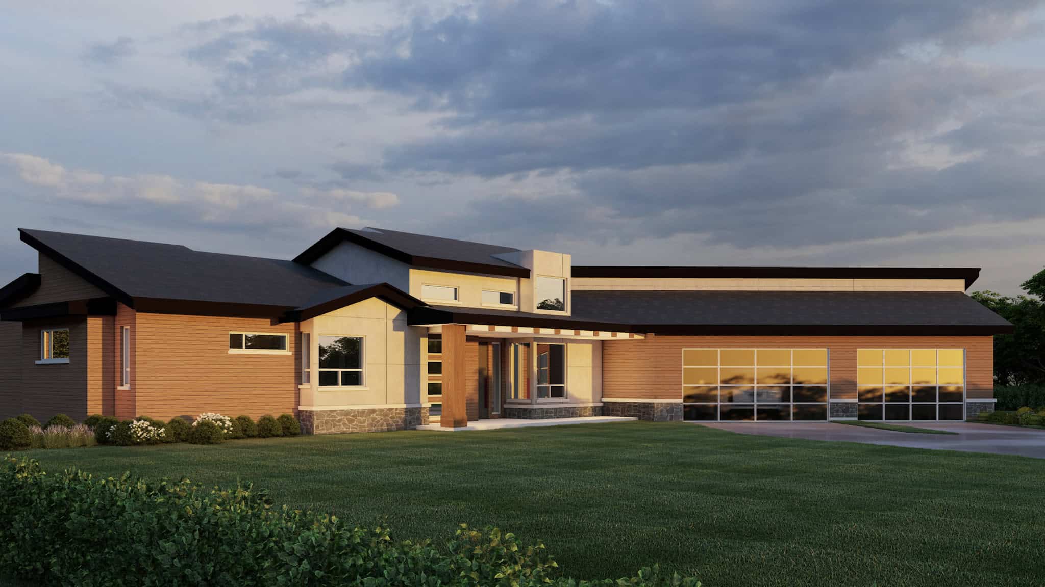 Left Side View of this 2-Bedroom,2381 Sq Ft Plan -162-1111