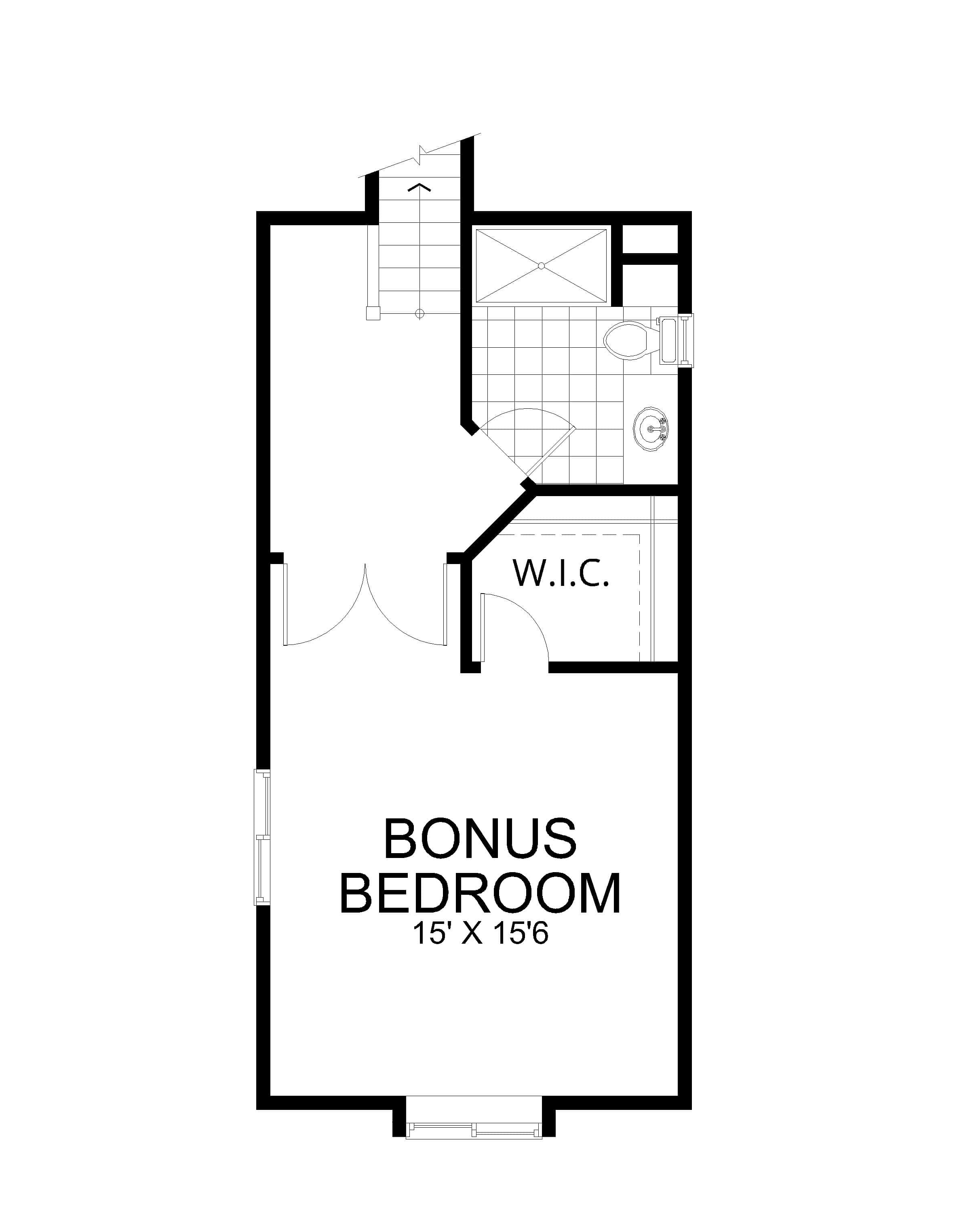 Bonus Room of European Plan #162-1116