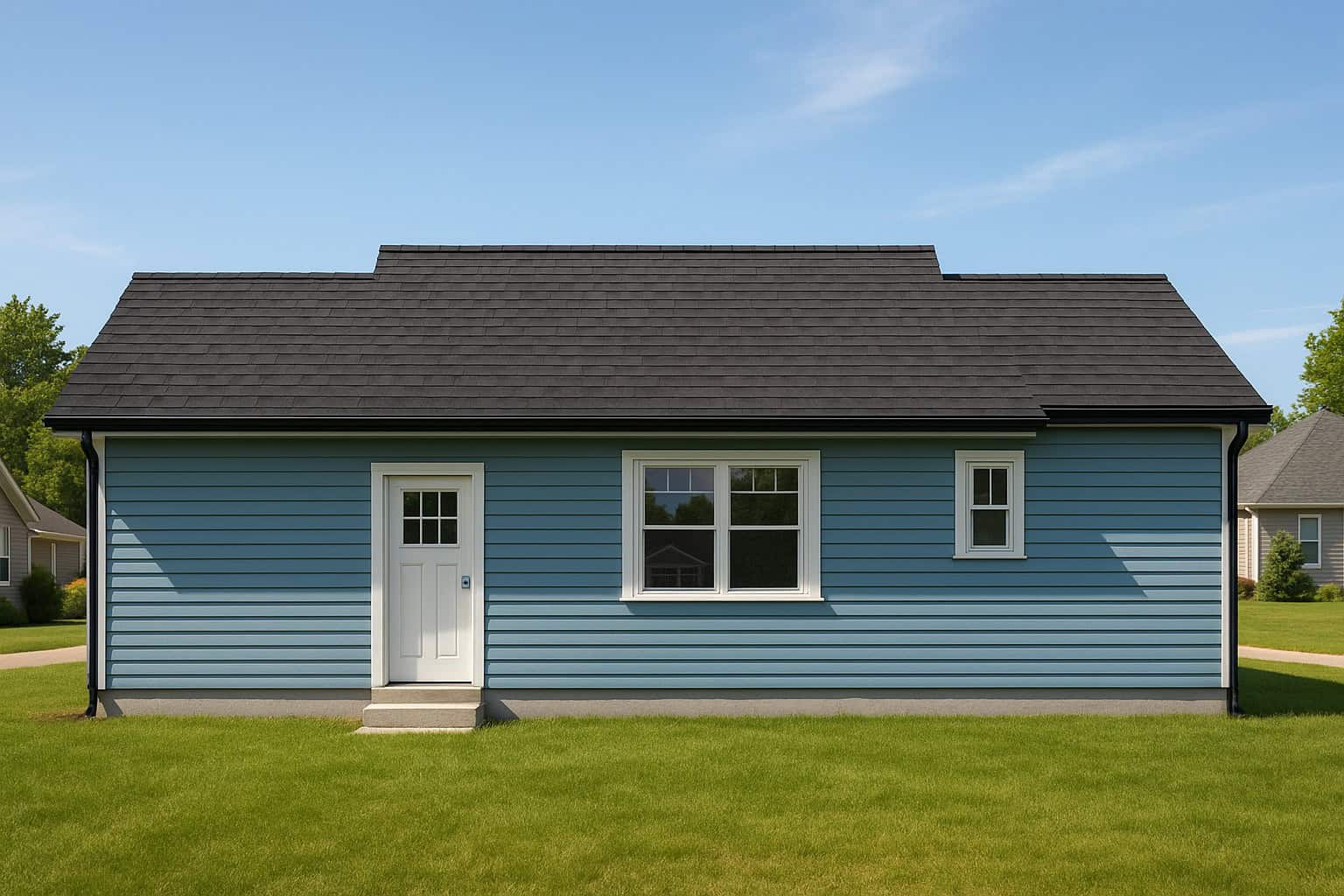 Rear View of this 1-Bedroom,768 Sq Ft Plan -162-1124