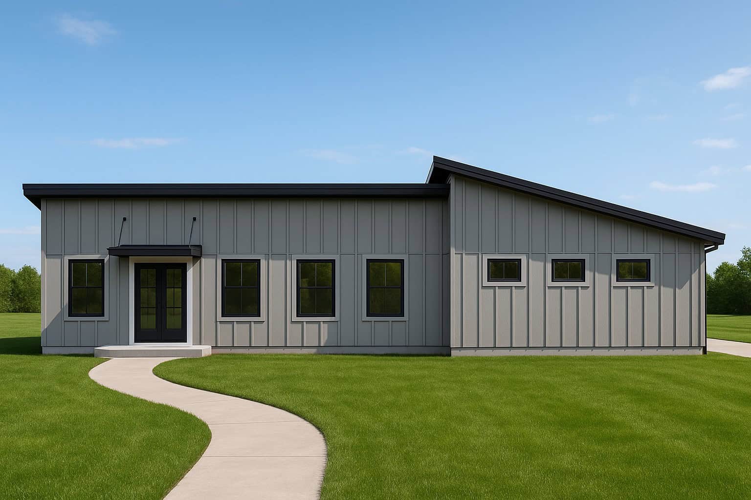 Front View of this 1-Bedroom,798 Sq Ft Plan -162-1126
