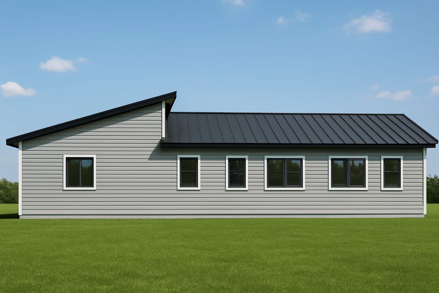 Rear View of this 1-Bedroom,798 Sq Ft Plan -162-1126