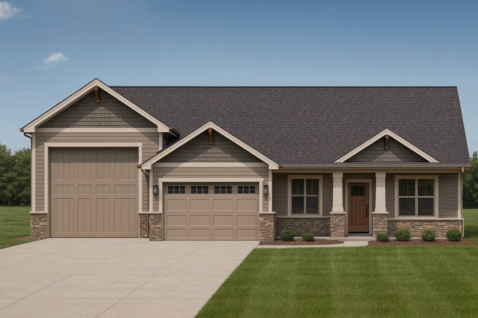 Front View of this 3-Bedroom,1980 Sq Ft Plan -162-1127