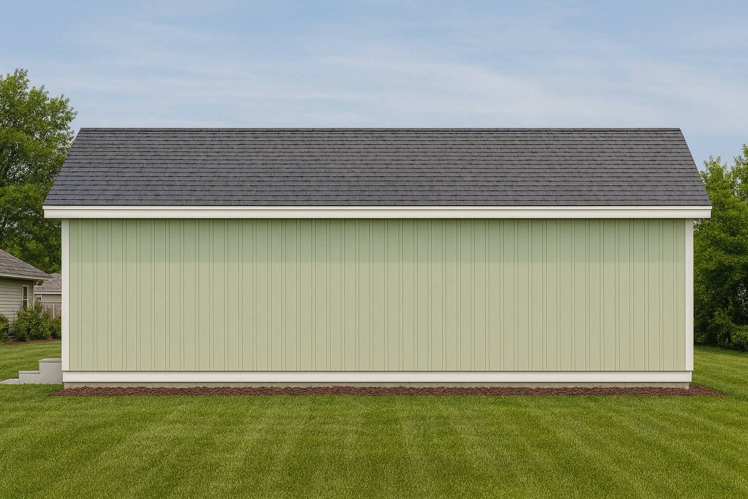 Right Side View of this 3-Bedroom,1008 Sq Ft Plan -162-1132