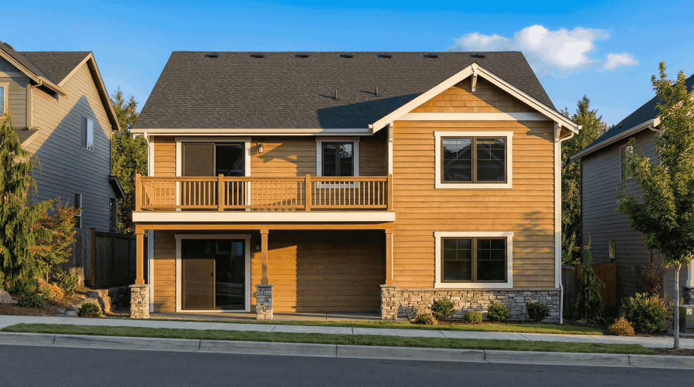 Rear View of this 3-Bedroom,2208 Sq Ft Plan -162-1135