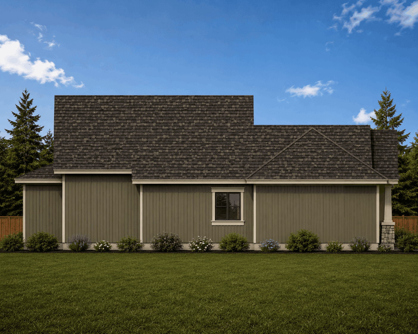 Left Side View of this 4-Bedroom,1738 Sq Ft Plan -162-1144