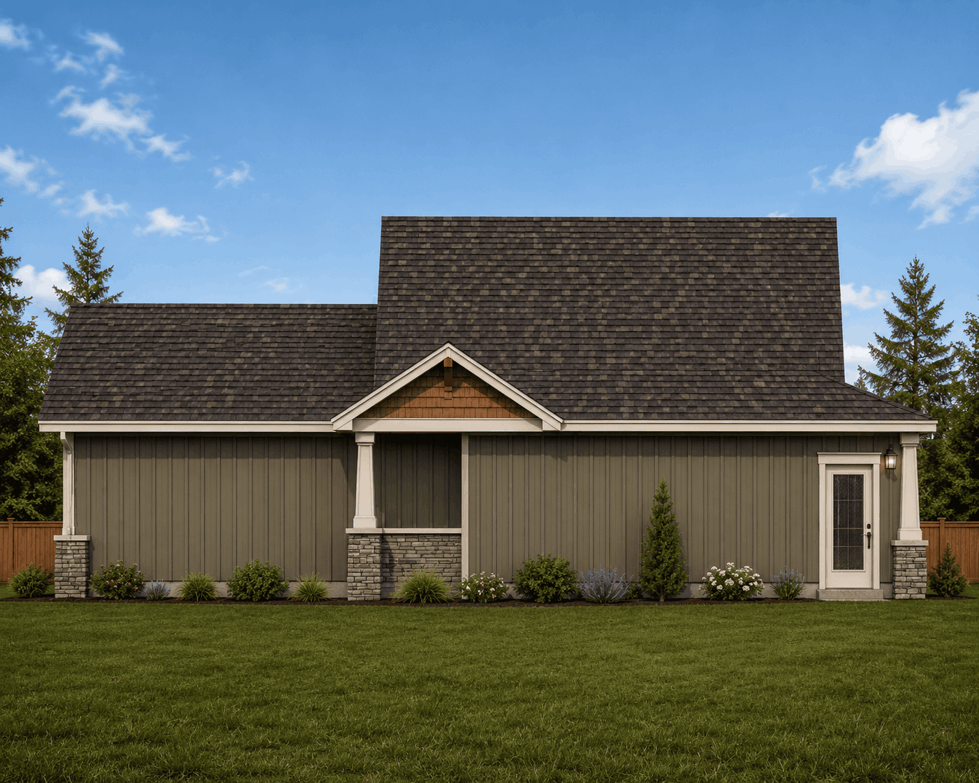 Right Side View of this 4-Bedroom,1738 Sq Ft Plan -162-1144