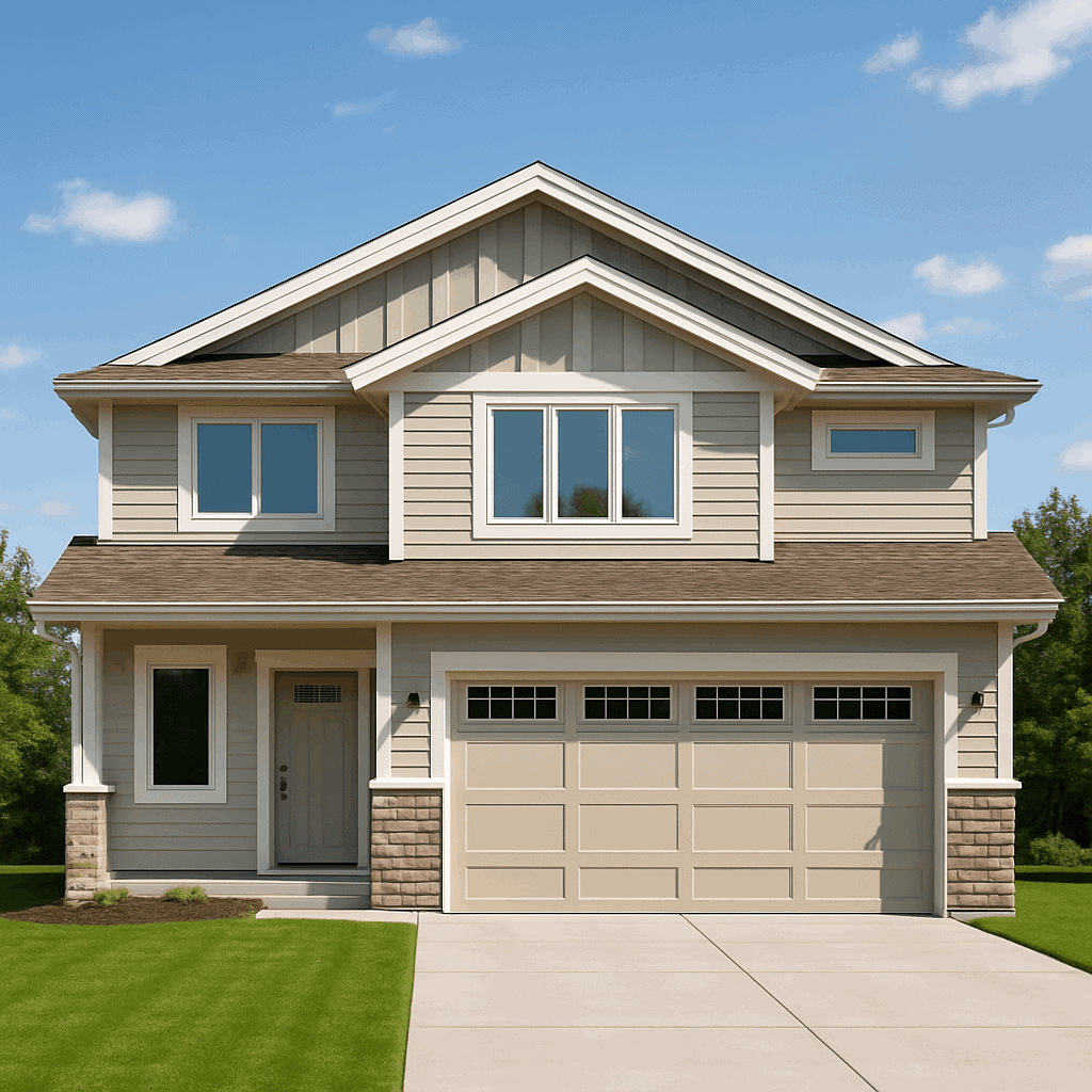 Front View of this 3-Bedroom,1736 Sq Ft Plan -162-1155