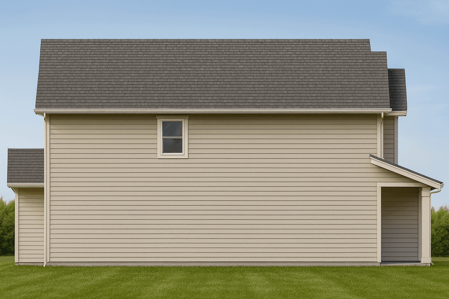 Left Side View of this 3-Bedroom,1736 Sq Ft Plan -162-1155