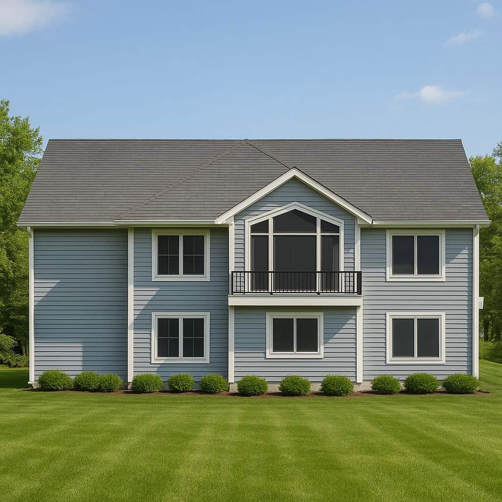 Rear View of this 5-Bedroom,3668 Sq Ft Plan -162-1163