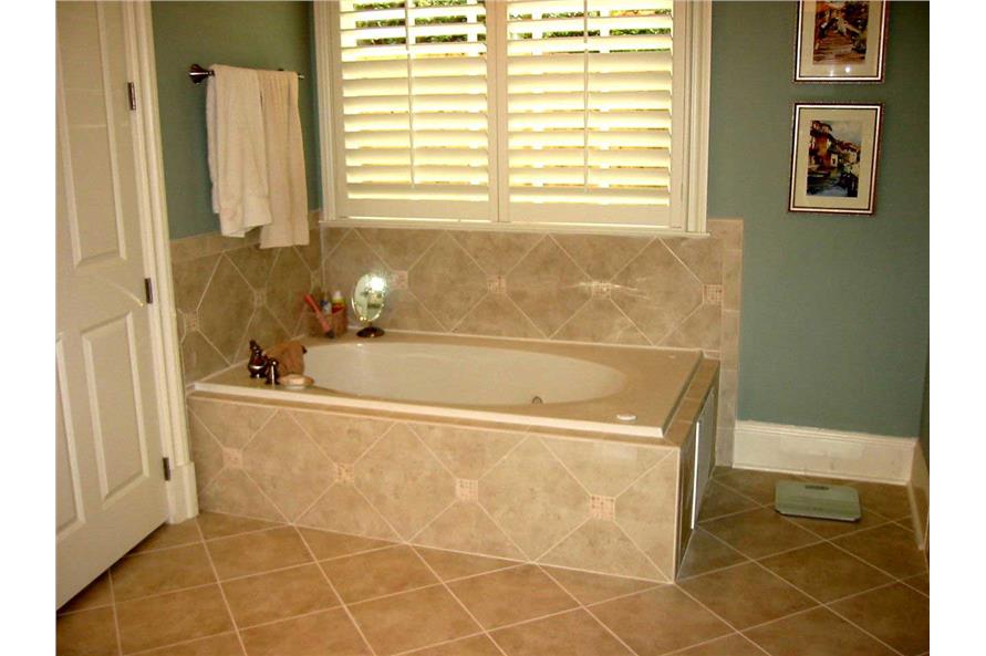 163-1006: Home Interior Photograph-Master Bathroom: Tub