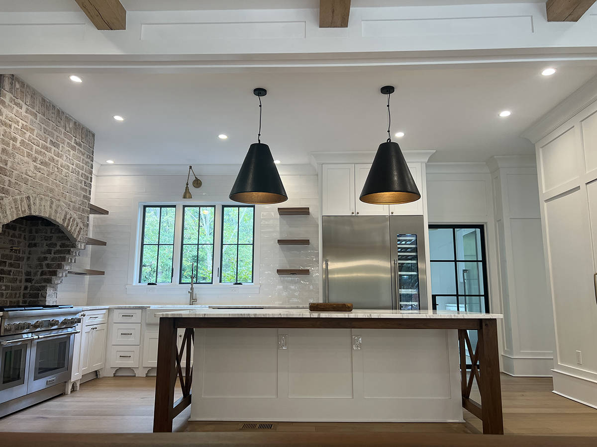 Kitchen: Kitchen Island of this 6-Bedroom,5655 Sq Ft Plan -163-1103