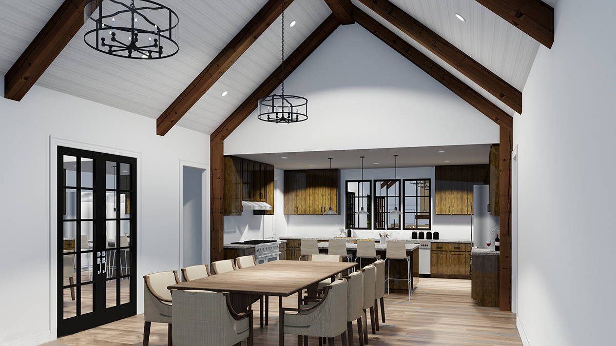 Dining Room of this 4-Bedroom,3410 Sq Ft Plan -163-1109