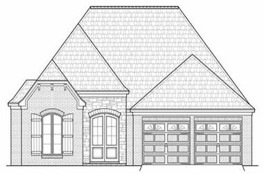 3-Bedroom, 1650 Sq Ft French Home Plan - 164-1014 - Main Exterior