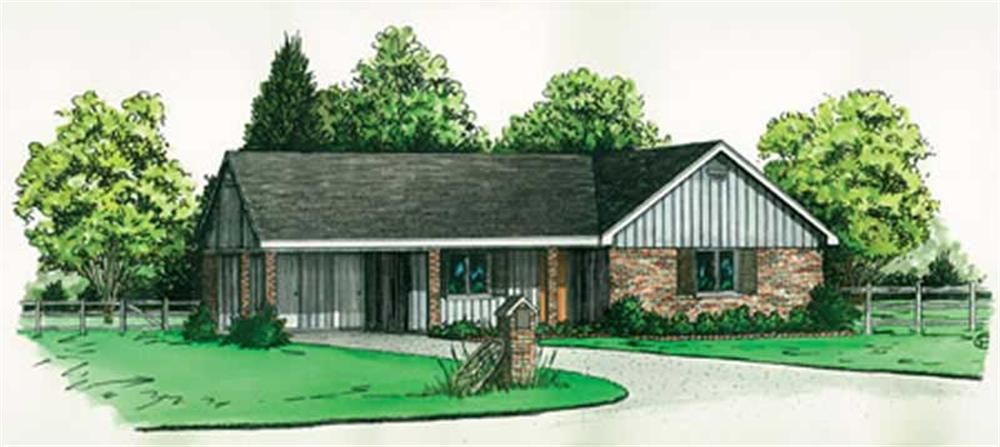 Main image for Transitional house plan # 1733