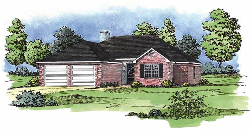 Main image for Ranch house plans # 1745