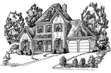 4-Bedroom, 2167 Sq Ft Cape Cod House Plan - 164-1047 - Front Exterior