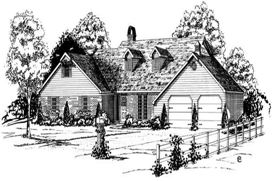 Main image for Country house plans # 1850