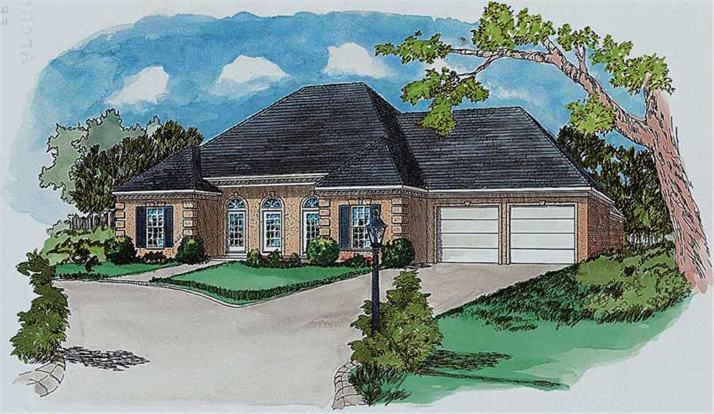 Main image for classic house plan # 1817