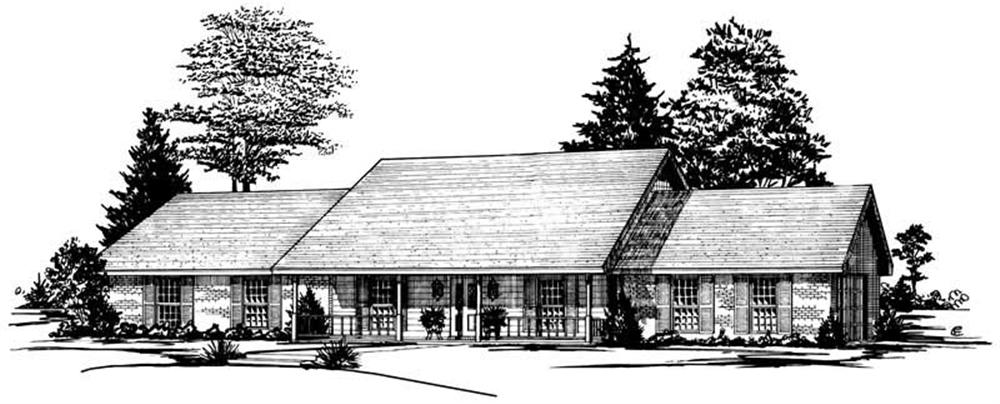 Main image for house plan # 1827